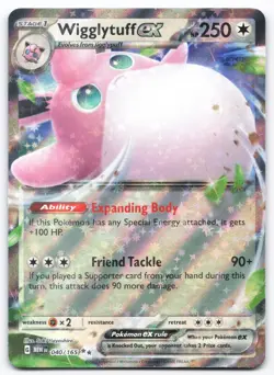 Wigglytuff ex 040/165 MEW NM 151 Double Rare Pokemon Saki Hayashiro - Image 1