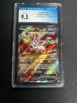 2021 Pokemon Evolving Skies 184/203 Sylveon V CGC 9.5 / 10 gem - Image 1