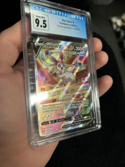 2021 Pokemon Evolving Skies 184/203 Sylveon V CGC 9.5 / 10 gem - Image 4