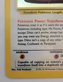 Ditto Pokemon 18/62 Fossil Holo - Image 3