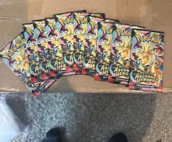 Lot of (x10) Pokemon Mega Evolutions Ascended Heroes Sealed Booster Packs #11 - Image 1