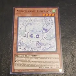 Konami Yu-Gi-Oh! Mulcharmy Fuwalos LEDE-EN006 Secret Rare 1st Ed - Image 1
