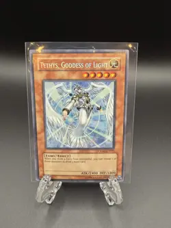 2009 Yu-Gi-Oh! Crimson Crisis Tethys Goddess of Light #CRMS-EN095 Unlimited - Image 1