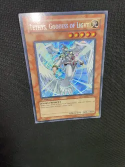 Yu-Gi-Oh TCG Tethys, Goddess of Light CRMS-EN095 Secret Rare 1st Edition LP-NM - Image 4