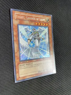 Yu-Gi-Oh TCG Tethys, Goddess of Light CRMS-EN095 Secret Rare 1st Edition LP-NM - Image 5