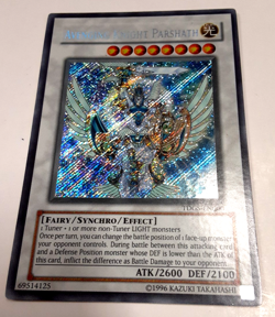 AVENGING KNIGHT PARSHATH - TDGS-EN000 - Secret Rare - Unlimited Edition YUGIOH - Image 1