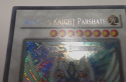 AVENGING KNIGHT PARSHATH - TDGS-EN000 - Secret Rare - Unlimited Edition YUGIOH - Image 3