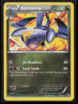 Garchomp (91) 91/124 Dragons Exalted Pokemon TCG Card - Image 1