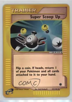 Super Scoop Up Reverse Foil Pokemon e-Card Series Expedition #151 2002 - Image 1