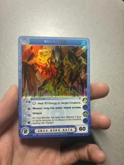 Chaotic Maxxor Holo Foil 1st Edition! Max Courage 60E Ultra Rare TCG Card #15 NM - Image 1