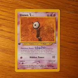 Pokemon Cards Unown [L] 86/105 1st Edition Neo Destiny WOTC Common NM/LP - Image 1
