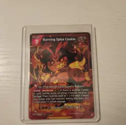 CookieRun TCG Braverse Burning Spice Cookie UR Foil BSS-009 Card - Image 1