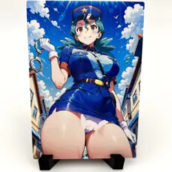 PokeGirl Officer Jenny Sexy Anime Waifu Girl Doujin Lewd Goddess Story Art Card - Image 1
