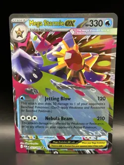 Mega Starmie ex 021/088 - Pokemon Perfect Order Card - NM - Image 1