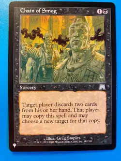 MTG 1x Chain of Smog # 132 The List - Onslaught Magic the Gathering Card x1 NM - Image 1