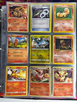 Pokemon Card Binder Lot 225 Cards Vintage Modern Charizard Pikachu Gyarados - Image 3