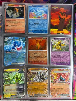 Pokemon Card Binder Lot 225 Cards Vintage Modern Charizard Pikachu Gyarados - Image 5