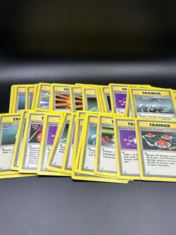 50+ Huge Base Set Trainer Pokemon Card Lot Mixed Vintage Bulk Collection Lot - Image 2