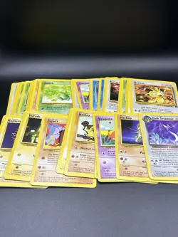 100+ Huge Team Rocket Pokemon Card Lot Mixed Vintage Bulk Collection Lot - Image 3