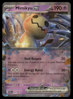 Mimikyu ex 004 SV: Scarlet & Violet Promo Cards Holo Near Mint NM - Image 1