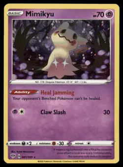 Mimikyu Cosmos Holo 081/189 Miscellaneous Cards & Products Holo Near Mint NM - Image 1
