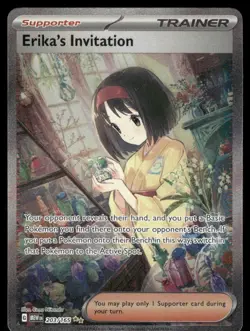 Pokemon Cards Erika's Invitation 203/165 151 Special Illustration Rare NM *4 - Image 1