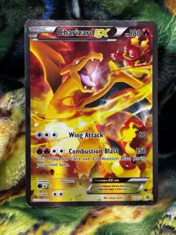Pokemon TCG Charizard EX XY121 Promo Holo Rare Card MP Condition - Image 1