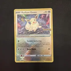 Nintendo Pokemon GO 6-Card Lot Radiant Charizard/Blastoise/Eevee Holo - Image 4