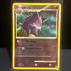 Gengar 27/130 Reverse Holo Rare Diamond & Pearl Pokemon Card - Image 1