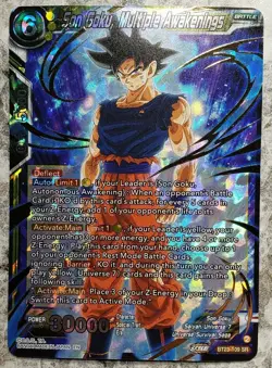 Son Goku, Multiple Awakenings BT23-109 SR FOIL Perfect Combination DBS Card Game - Image 1
