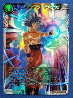 Realm of the Gods - Ultra Instinct Foil BT16-018 NM/M DBS Card Game Dragon Ball - Image 1