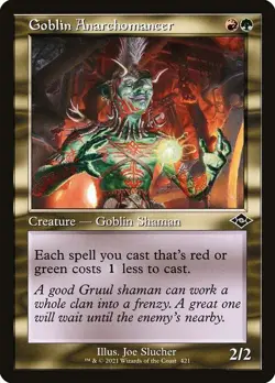 [MTG] Goblin Anarchomancer (Retro Frame) (421) (MH2) NM - Image 1
