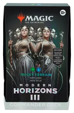 Magic The Gathering Modern Horizons 3 Commander Deck - Tricky Terrain - Image 1