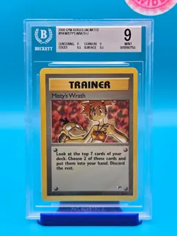 BGS 9 - 2000 Pokemon Gym Heroes Unlimited #114 Misty's Wrath U - Image 1