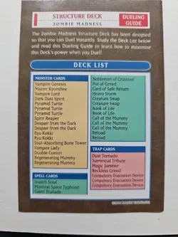 Yu-Gi-Oh Zombie Madness & Dragon's Roar Structure Decks 1st Edition Complete - Image 5