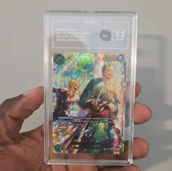 Bandai One Piece Roronoa Zoro PRB02-006 SP Special Alt Art Holo TAG 8.5 - Image 1