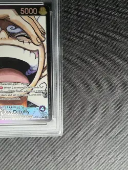 OP09-061 Monkey.D.Luffy Alt Art Foil Leader Emperors in the New World PSA 10 - Image 4
