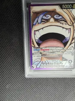 OP09-061 Monkey.D.Luffy Alt Art Foil Leader Emperors in the New World PSA 10 - Image 5