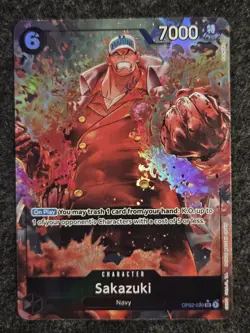 Sakazuki OP02-099 SR One Piece TCG Alt Art - Image 2