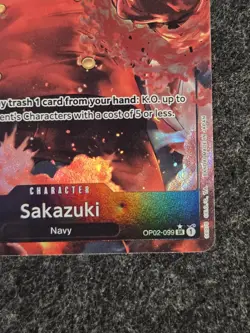 Sakazuki OP02-099 SR One Piece TCG Alt Art - Image 5