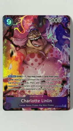 Bandai Charlotte Linlin OP08-069 SR Special Character One Piece CCG English 9000 - Image 1