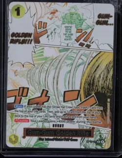 Gum-Gum Golden Rifle (Alt Art) OP15-116 One Piece Adventure on Kami's Island NM - Image 1