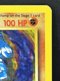 Machamp 8/102 1st Edition Base Set Holo Rare Pokemon TCG 1999 - Image 3