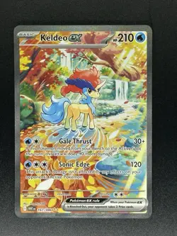 Pokemon TCG Keldeo ex 167/086 SV: White Flare Special Illustration Rare - Image 1