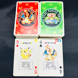 (EX - MP) Pokemon Poker Playing Cards Green Venusaur Red Charizard Deck No Box - Image 1
