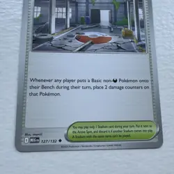 Risky Ruins 127/132 Mega Evolution Pokemon TCG English NM - In Hand - Image 2
