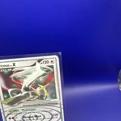 Arceus Lv.X 95/99 Arceus Holo Pokemon TCG LP - Image 3