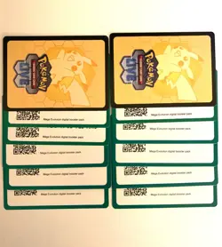 10 x Pokemon TCG Online Live Mega Evolution Code Cards - Image 1