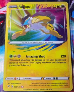 2020 Pokemon Sword & Shield Vivid Voltage Raikou #050/185 - Image 1