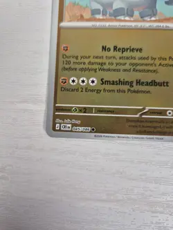 045/086 Donphan Reverse Holo Card - Chaos Rising - Pokemon TCG Mega Evolutions - Image 2